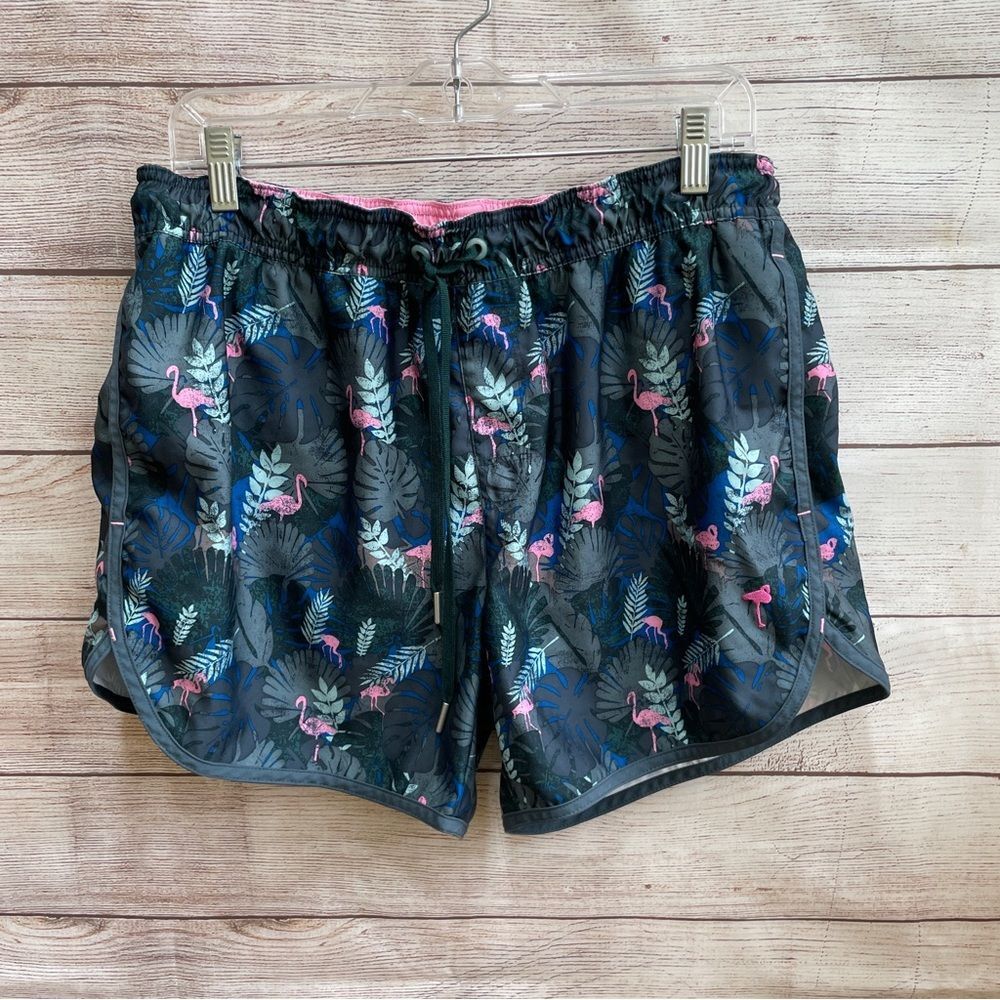 RAINFOREST SWIM TRUNKS IN FLAMINGO‎ PRINT